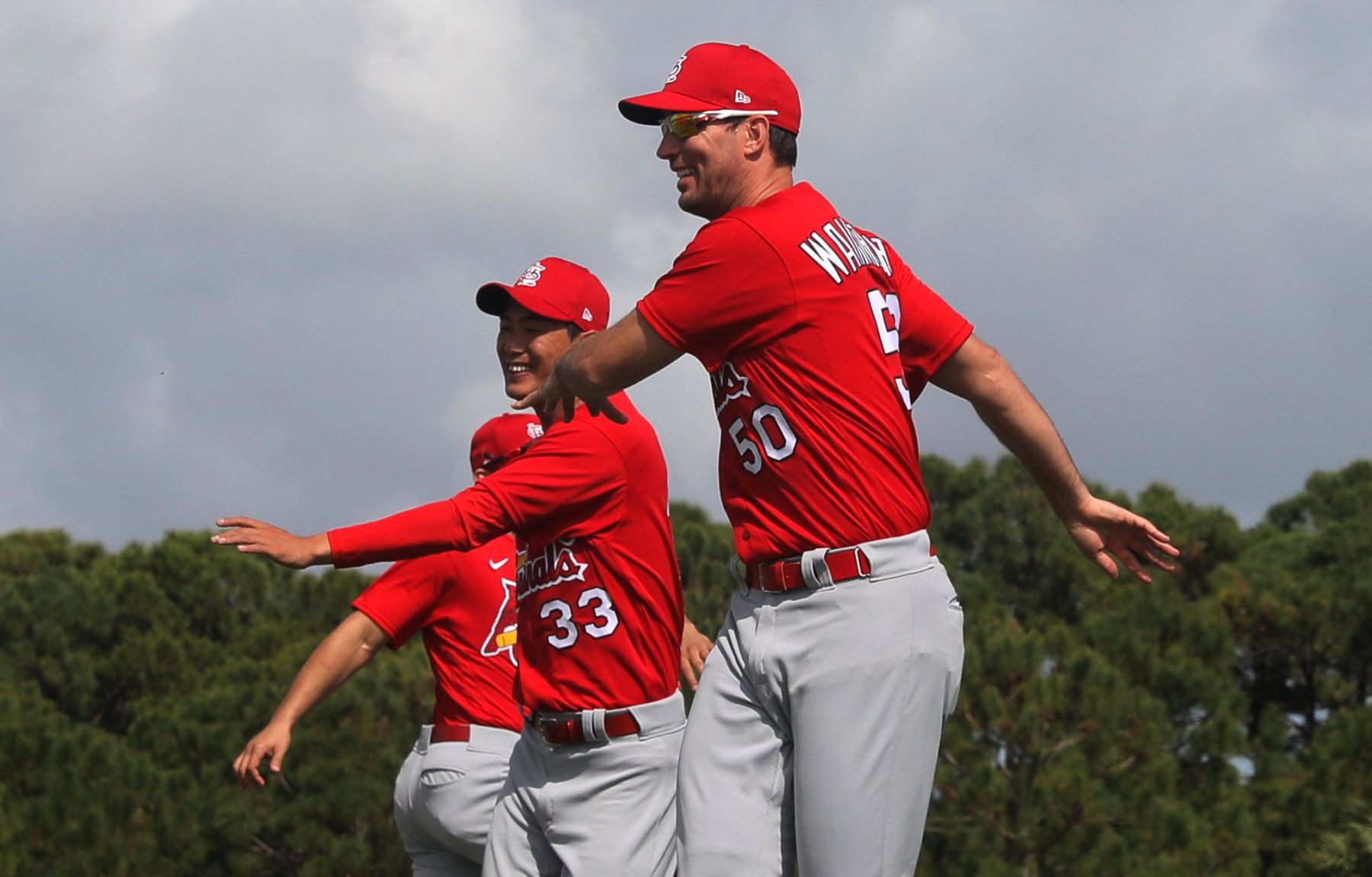 First official workout of Cardinals spring training